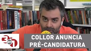 Collor anuncia pré-candidatura à Presidência da República pelo PTC