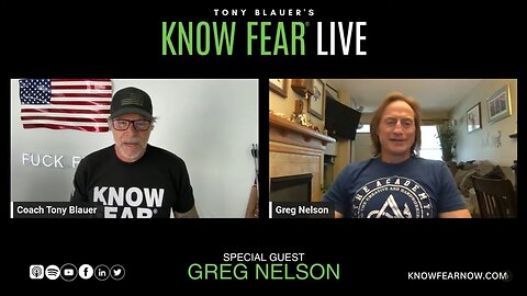 KNOW FEAR® LIVE: Greg Nelson