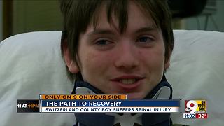 An injured 15-year-old's long road to recovery
