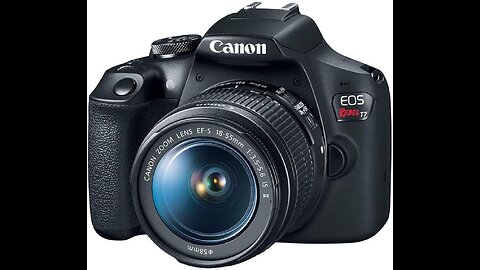 Step into Professional Photography: Canon EOS Rebel T7 with Full HD Video Capability