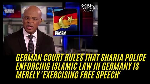 "A court in Germany has authorized a group of Sharia police to continue enforcing Islamic law"