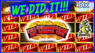 OUR BIGGEST JACKPOT HANDPAY ON Dragon Lights Mystical Falls Slot EPIC COMEBACK!