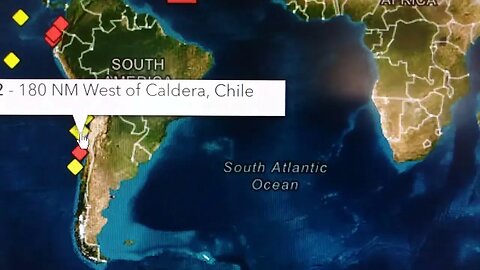 5.7 Earthquake Chile & Tsunami Station In Event Mode. Be Prepared For High Waves Or Tsunami 9/15/23