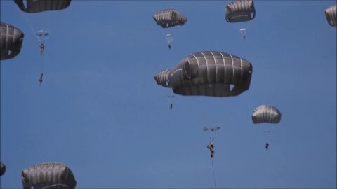 U.S. Army Paratroopers Conduct Airborne Operation onto Juliet Drop Zone, Italy