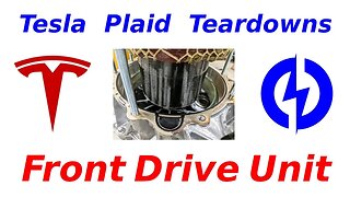 Tesla Plaid Teardowns - Front Drive Unit