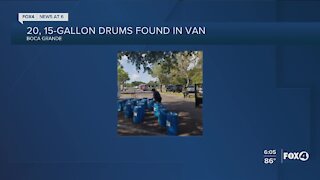 Deputies find drums of stolen fuel in abandoned vehicle
