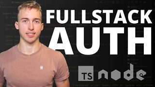 Fullstack Authentication with Refresh Access Tokens (Node, Next.js, Typescript)