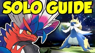 KORAIDON SOLOS SAMUROTT! Solo Samurott Raid Guide | Pokemon Scarlet and Violet 7 Star Raid Guide!