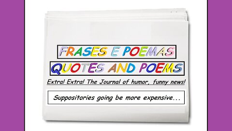 Funny news: Suppositories going be more expensive... [Quotes and Poems]