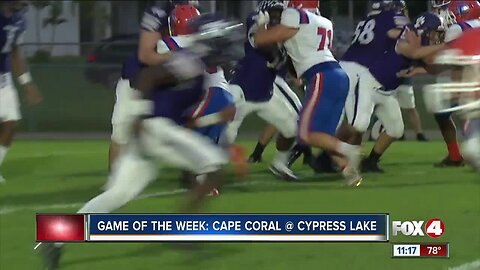 Cape Coral Seahawks vs Cypress Lake Panthers