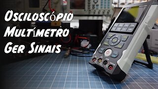 MDS8209 o osciloscópio, multímetro e gerador de funções em um só equipamento.