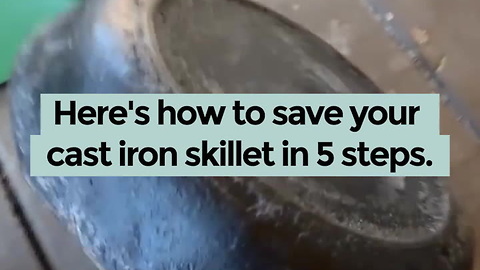 How to Restore a Cast Iron Skillet in 5 Steps