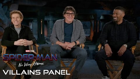 SPIDER-MAN NO WAY HOME Villains Panel | Tom Holland, Jamie Foxx, Alfred Molina, Willem Dafoe