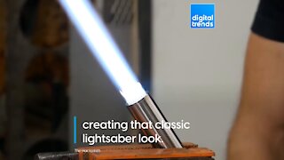 The force is strong with this real-life lightsaber!