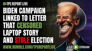 BIDEN LINKED TO ELECTION TAMPERING, PAY TO PLAY, AND BRIBERY | TPS Report Live 9pm