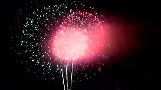 Fireworks light up the sky at Buffalo Outer Harbor
