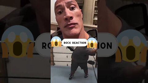 The Rock Reaction 💪#shorts #therock #viral #viralvideo #wwe #wrestling #funnyvideo #respect