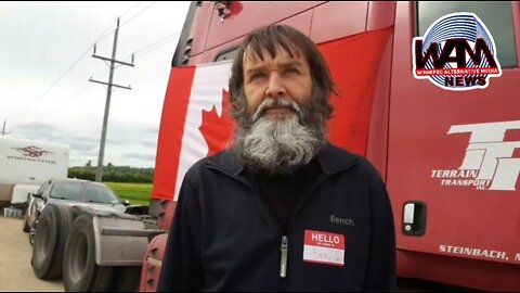 Convoy Trucker, Ben at The Centre of Canada