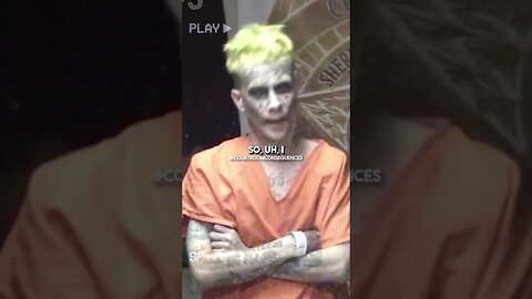 Joker is unbothered after getting sentenced #trending #fyp #truecrime #viral #deep #trend #courtroom