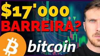 BITCOIN: BARREIRA NOS $17'000. VAMOS ROMPER PRA CIMA!?