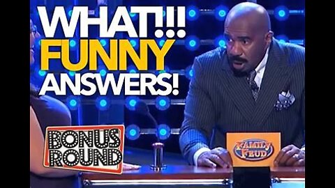 most iconic answers on family feud! steve harvey's invaluable reaction.