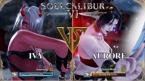 SoulCalibur VI — Amesang (Ivy) VS SabreWolf214 (Aurore) | Xbox Series X Ranked