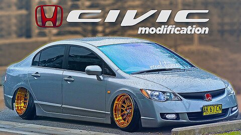 honda civic 2007 Modification oin photoshop