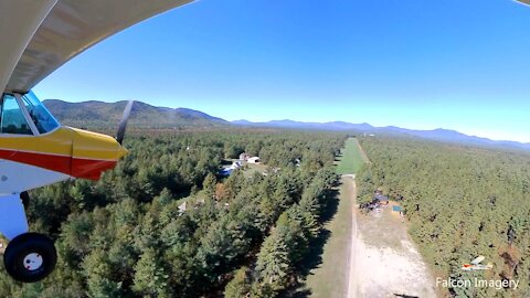 Super Cub Flight to Windsock Village Airport (NH69) in New Hampshire