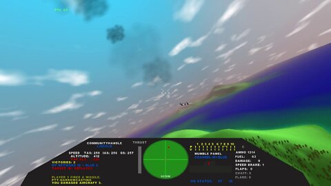 Linux Air Combat: What to expect when you are the only player online