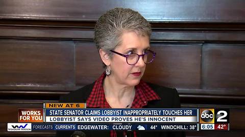 State Senator Kagan accuses lobbyist of inappropriately touching her