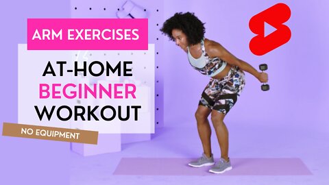 Arm Exercises - 12 Toned Arms workouts at Home - no equipment