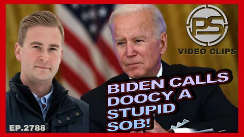 BIDEN CALLS DOOCY FROM FOX A STUPID SOB