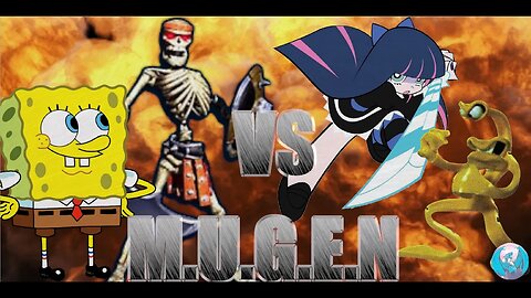 MUGEN - Request by lord sonc exe cookie - Spinal & SpongeBob VS Stocking & Taffy