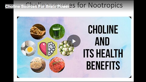 Choline Sources For Brain Power