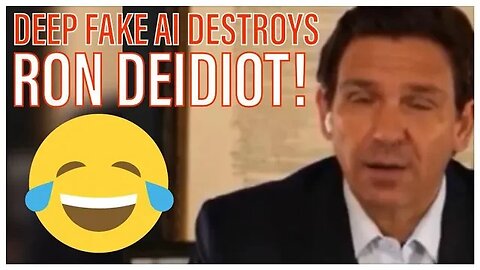 The A.I. Ron DeSantis went rogue and dropped this video!