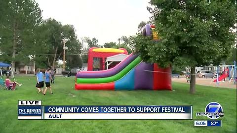 Community comes together to support festival in Ault