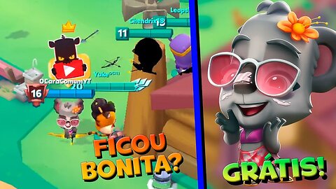 HORA DA FESTA! GANHEI A NOVA SKIN DA CALY GRÁTIS ZOOBA!