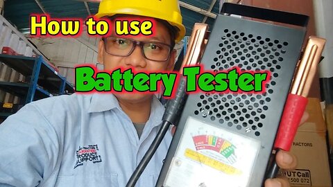 How to use battery tester