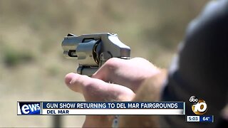 Gun show returning to Del Mar Fairgrounds