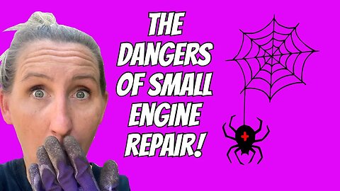 A friendly reminder.. The dangers of small engine repair! Use Precaution!