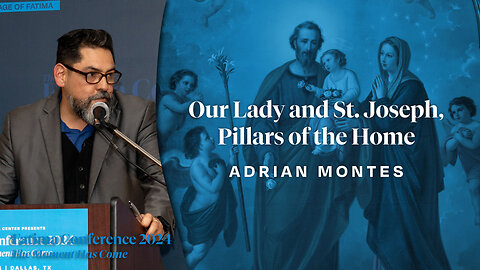 Our Lady and St Joseph, Pillar of the Home by Adrian Montes | FC24 Dallas, TX