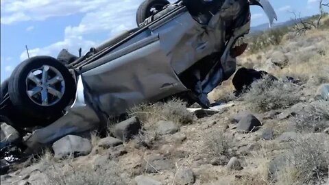 YouTuber Saves Elderly Couples Lives in Horrible Roll Over Car Crash