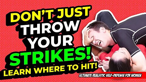 Most Effective Strikes Beginners Can Do From the Ground! | Real Self-Defense for Women