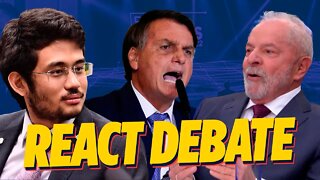 DEBATE NA GLOBO - REACT AO VIVO!