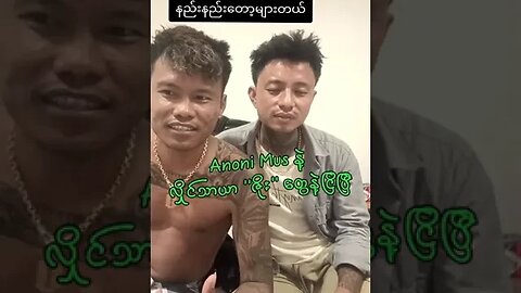 Anonimus နဲ့ လိူင်သာယာ ဇိုး တွေနဲ့ ငြိပြီးလို့ ပြောလာတဲ့ ငကြောင်း နှစ်ယောက်