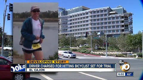 Driver charged for hitting bicyclist set for trial