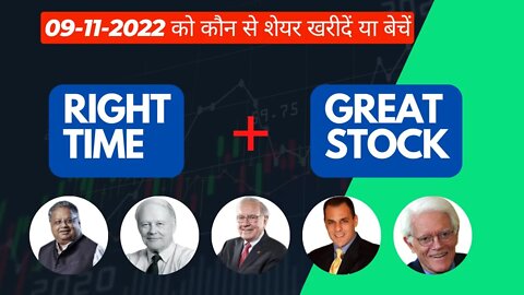 Short Term Investor 09-11-2022 को कौन से शेयर खरीदें या बेचें #stockmarket #technicalanalysis #stock