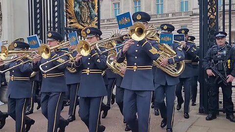 The Royal Air force rehearsal King's coronation #buckinghampalace