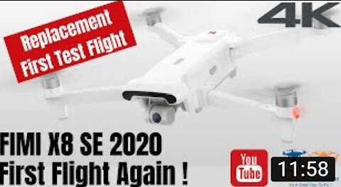 Fimi X8 SE 2020 First Flight Again !