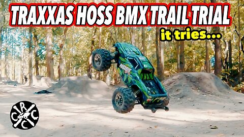 Traxxas Hoss BMX Trail Trial - It Did Ok